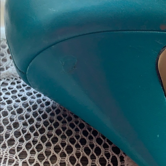 Vintage Sultan plaza turquoise Heels - Picture 6 of 8